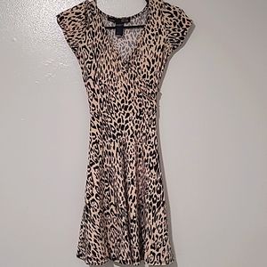 Rebel Sugar Cheetah Print  Dress
